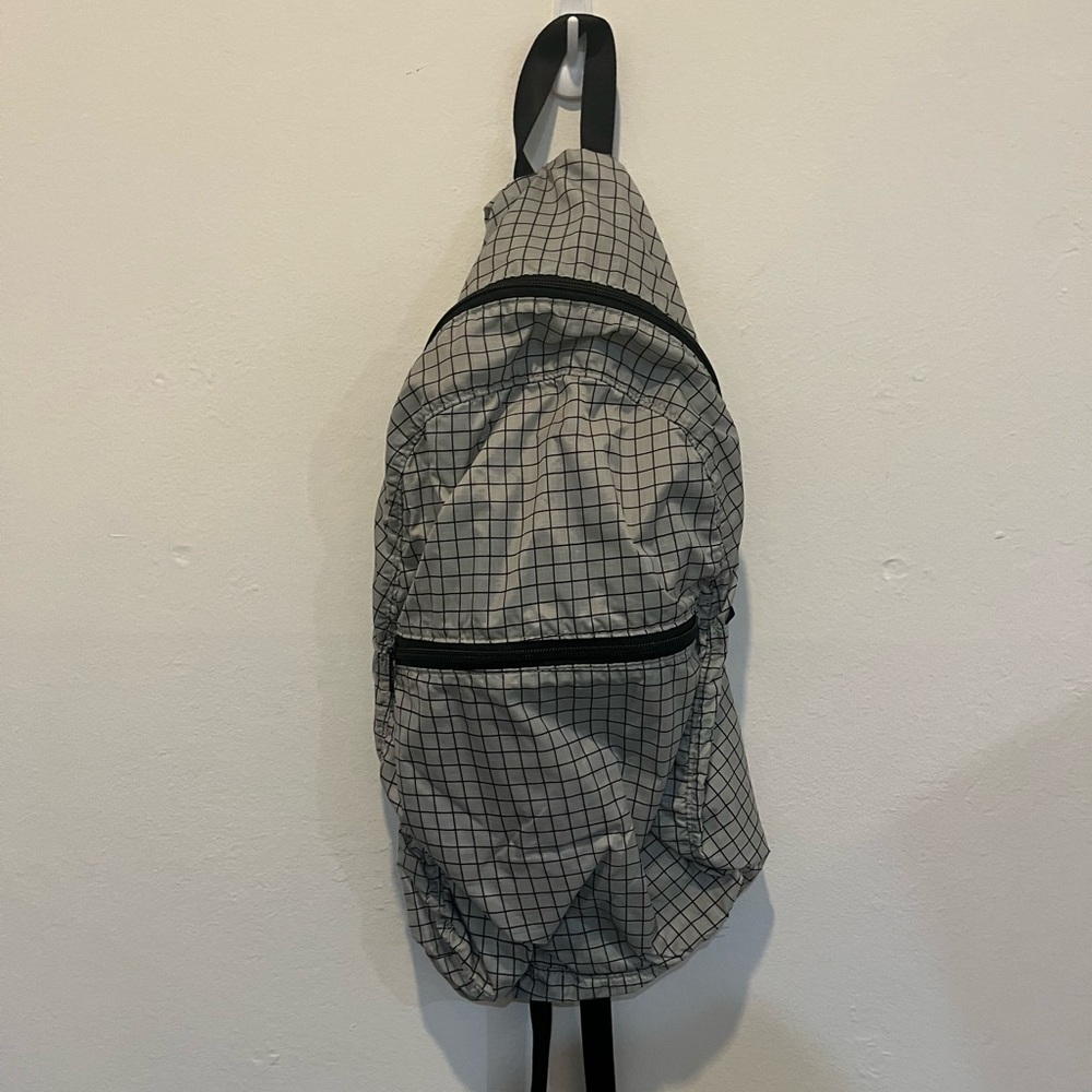 Baggu Grid Pattern Backpack
